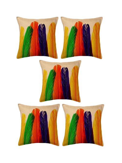 jute cushions covers set of 5 pieces - 19693919 - Very Small Image - 1