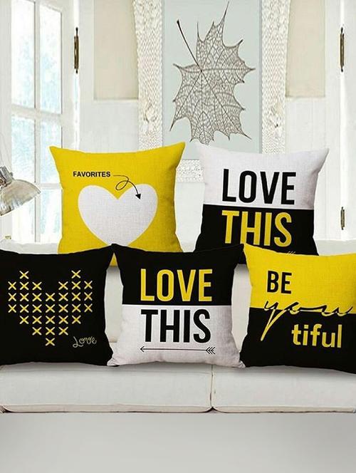 jute cushions covers set of 5 pieces - 19693925 - Very Small Image - 1