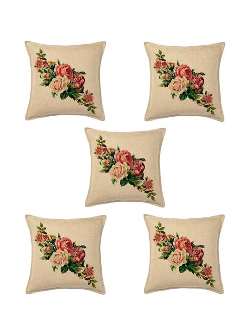 jute cushions covers set of 5 pieces - 19693927 - Very Small Image - 1