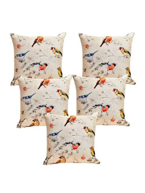 jute cushions covers set of 5 pieces - 19693930 - Very Small Image - 1