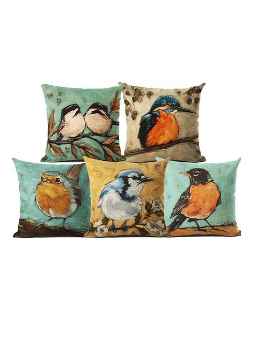 jute cushions covers set of 5 pieces - 19693934 - Very Small Image - 1