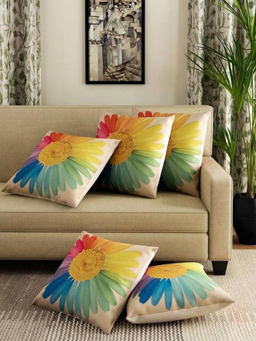 jute cushions covers set of 5 pieces - 19693936 - Very Small Image - 1