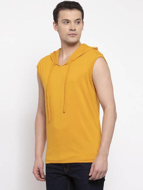 sleeveless solid hooded t-shirt - 19694499 - Very Small Image - 1