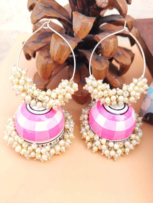 multi colored jhumka - 19695647 - Very Small Image - 1