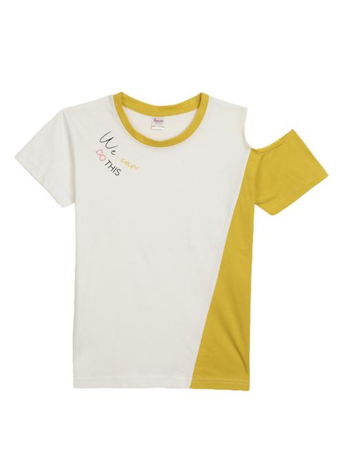 girls round neck printed regular tees - 19696359 - Very Small Image - 1