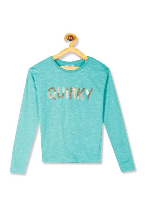 girls round neck printed regular tees - 19696392 - Very Small Image - 1