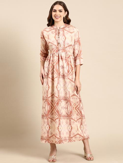 women's fit & flare solid dress - 19698857 - Very Small Image - 1