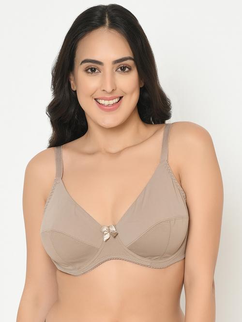 brown polyester plus bra - 19699232 - Very Small Image - 1