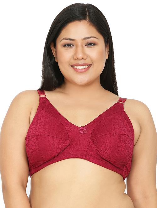 red lace plus bra - 19699290 - Very Small Image - 1