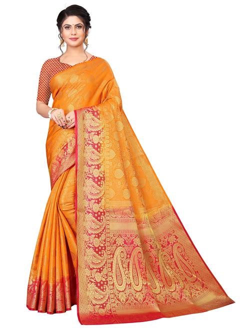 self design kanjivaram saree - 19699471 - Very Small Image - 1
