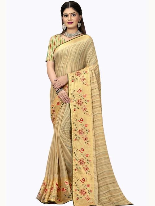 self designed woven saree with blouse - 19699972 - Very Small Image - 1