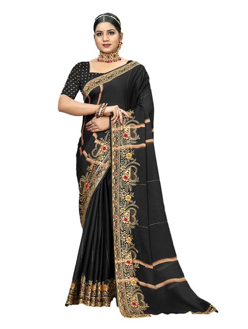 self designed woven saree with blouse - 19700105 - Very Small Image - 1