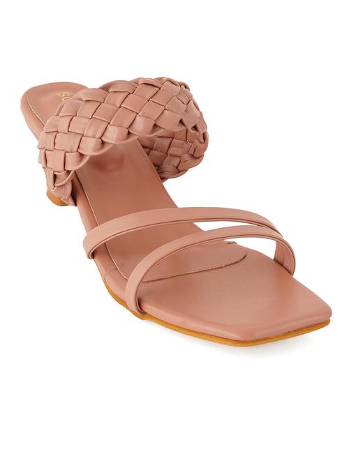 pink synthetic slip on sandals - 19700219 - Very Small Image - 1