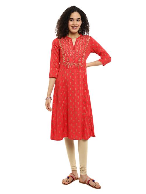 women's a-line kurta - 19700901 - Very Small Image - 1