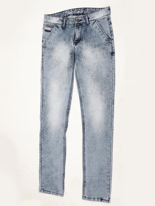 light blue cotton jeans - 19701388 - Very Small Image - 1