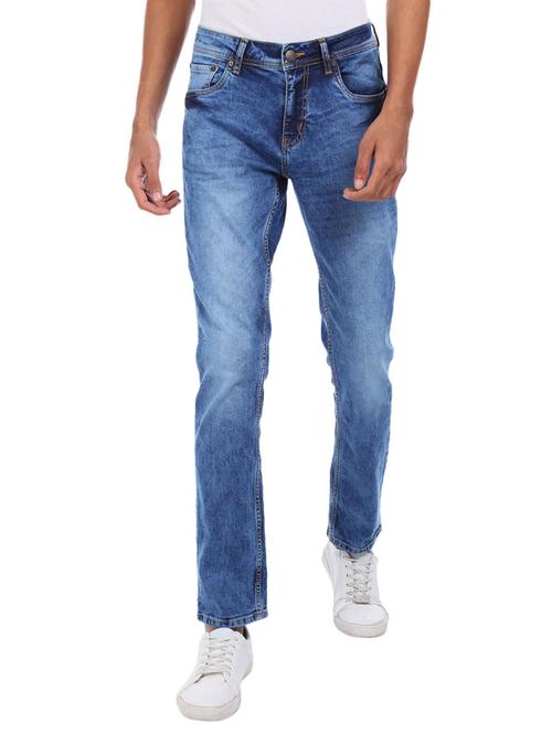 mid rise washed plain jeans - 19701426 - Very Small Image - 1