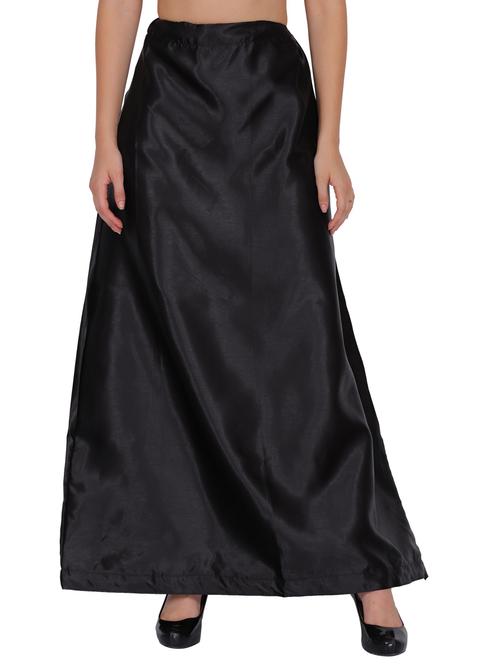 black satin straight petticoat - 19702334 - Very Small Image - 1
