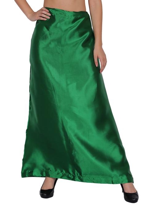 green satin straight petticoat - 19702341 - Very Small Image - 1