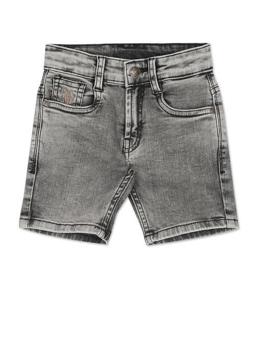 mid rise solid shorts - 19703484 - Very Small Image - 1