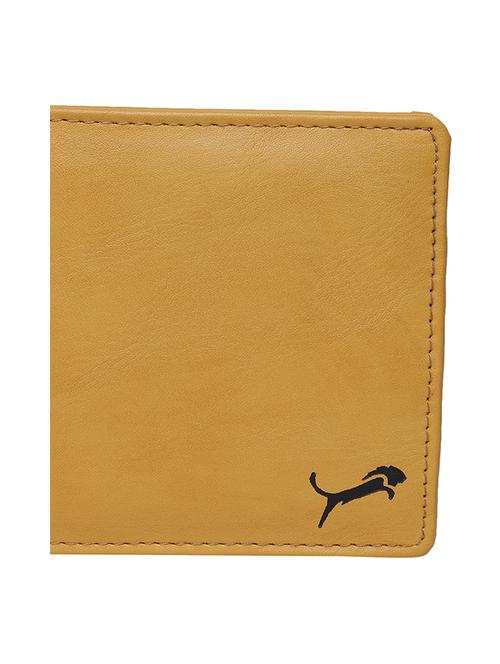 yellow genuine leather wallet - 19707856 - Very Small Image - 1