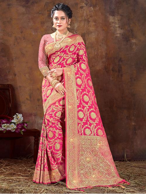 self design woven saree - 19708792 - Very Small Image - 1