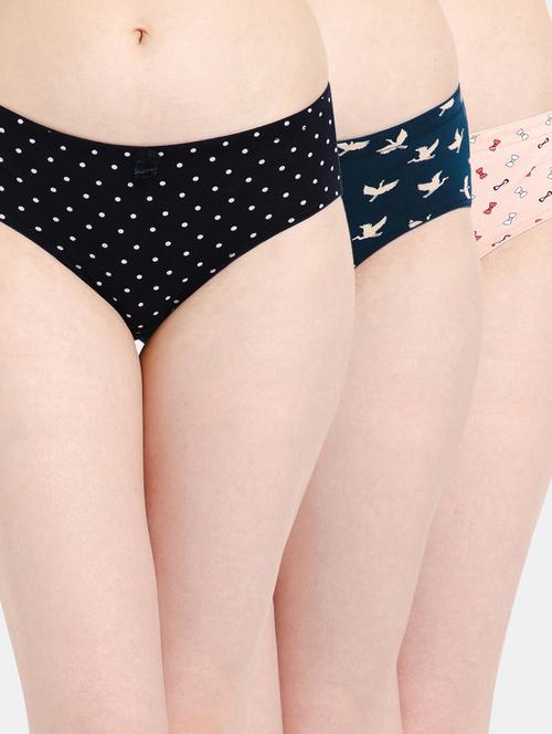 printed hipster panty combo - 19708932 - Very Small Image - 1
