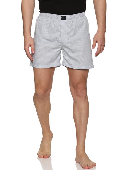 light blue check mid rise regular short - 19709018 - Very Small Image - 1