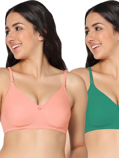 multi colored cotton tshirt bra - 19710557 - Very Small Image - 1