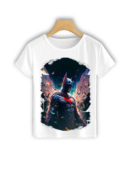 round neck batman front print t-shirt - 19710797 - Very Small Image - 1