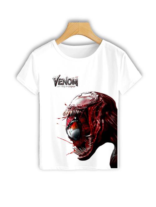round neck venom front print t-shirt - 19710824 - Very Small Image - 1