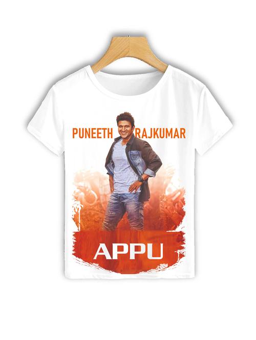 round neck puneeth rajkumar front print t-shirt - 19710860 - Very Small Image - 1