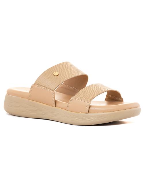 beige synthetic slip on sandals - 19710941 - Very Small Image - 1