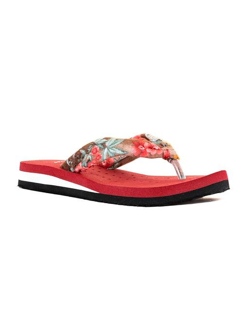 red floral flip flop - 19710951 - Very Small Image - 1