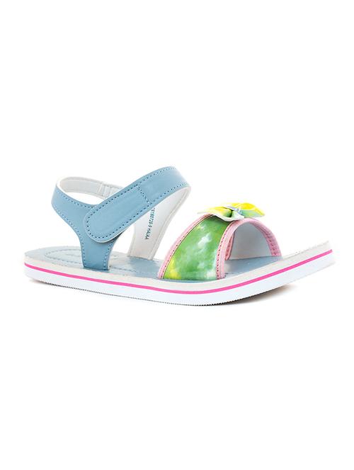 blue printed sandal - 19710994 - Very Small Image - 1