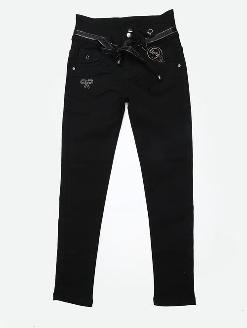 girls solid skinny fit jeans - 19711187 - Very Small Image - 1