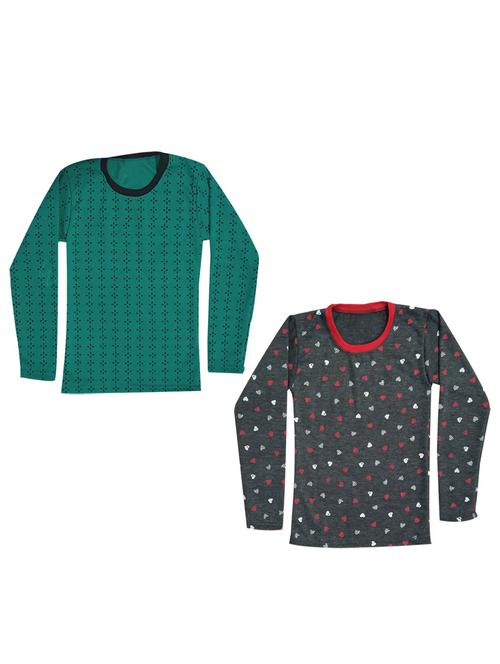 girls pack of 2 printed tees - 19711924 - Very Small Image - 1