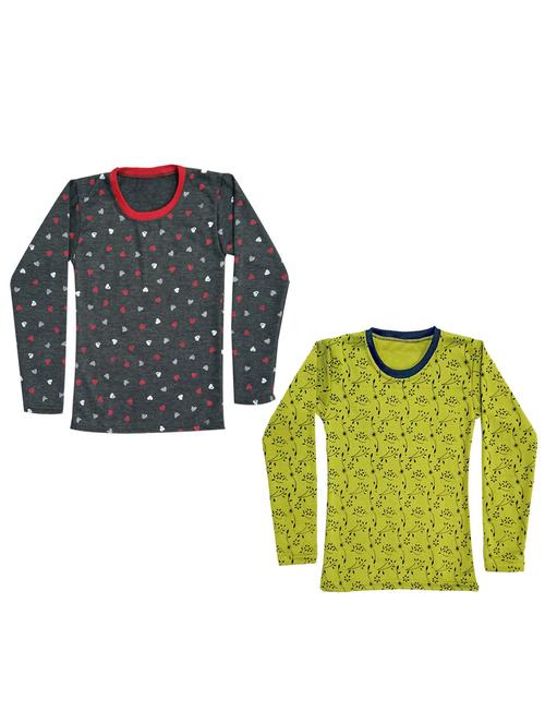 girls pack of 2 printed tees - 19711970 - Very Small Image - 1
