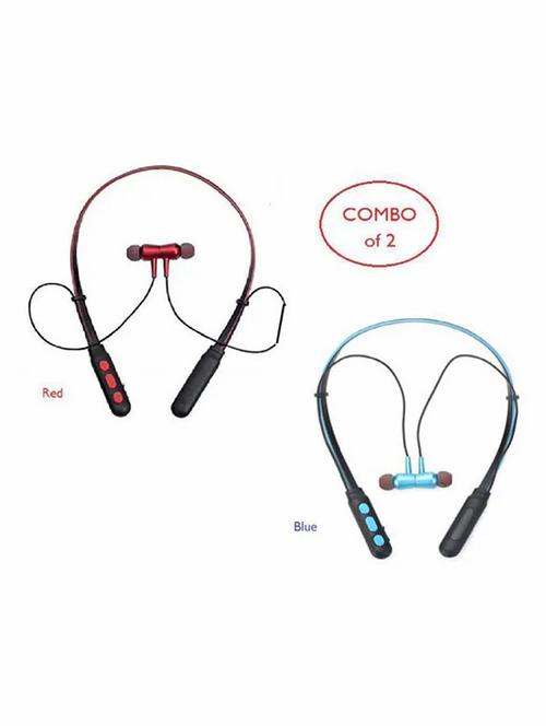 pack of 2 wireless bluetooth neckband - 19712321 - Very Small Image - 1