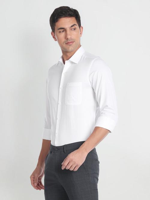 white long sleeves formal shirt - 19713223 - Very Small Image - 1