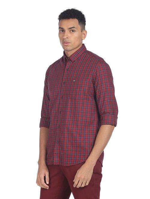 red cotton casual shirt - 19713735 - Very Small Image - 1