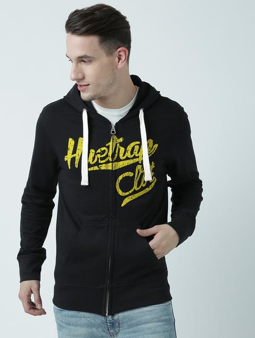 mens front print sweatshirt - 19714377 - Very Small Image - 1