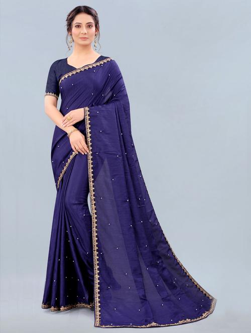 self designed woven saree with blouse - 19714608 - Very Small Image - 1