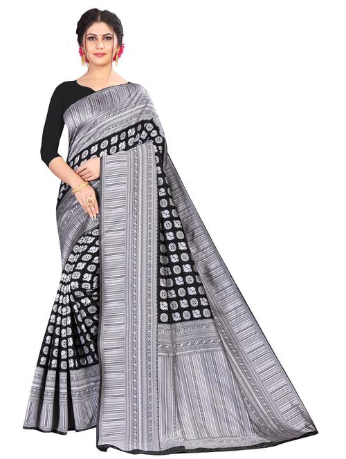 self designed woven saree with blouse - 19714632 - Very Small Image - 1