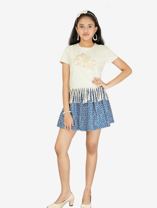 girls printed skirt top sets - 19716386 - Very Small Image - 1