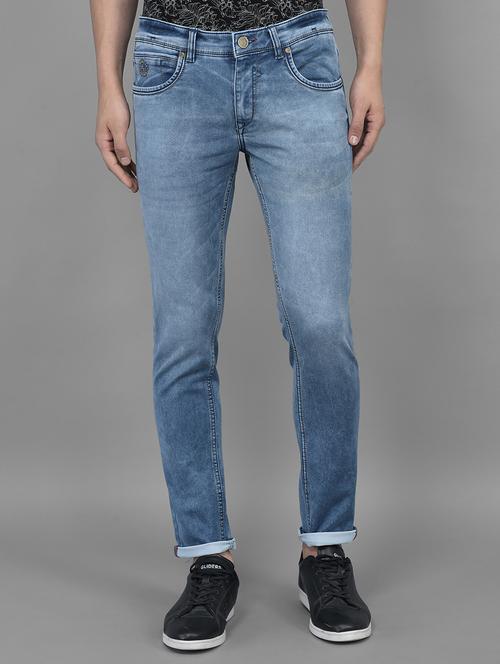 men low rise washed jeans - 19716518 - Very Small Image - 1