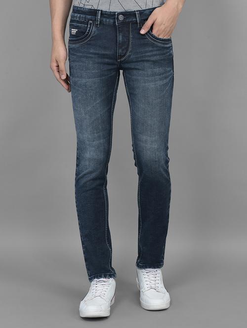 men low rise washed jeans - 19716519 - Very Small Image - 1