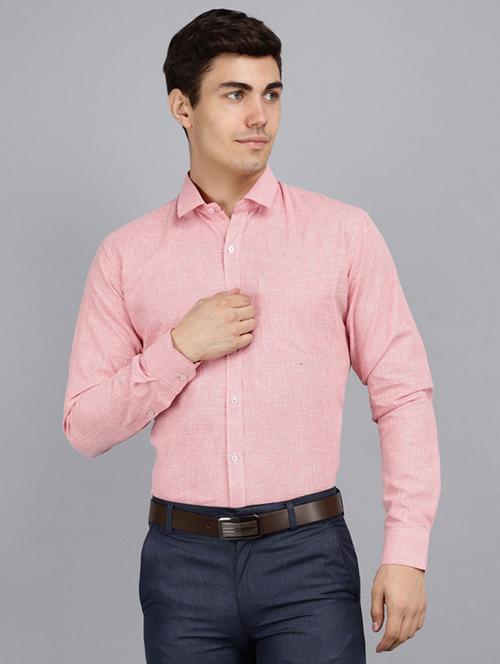 red cotton formal shirt - 19716905 - Very Small Image - 1