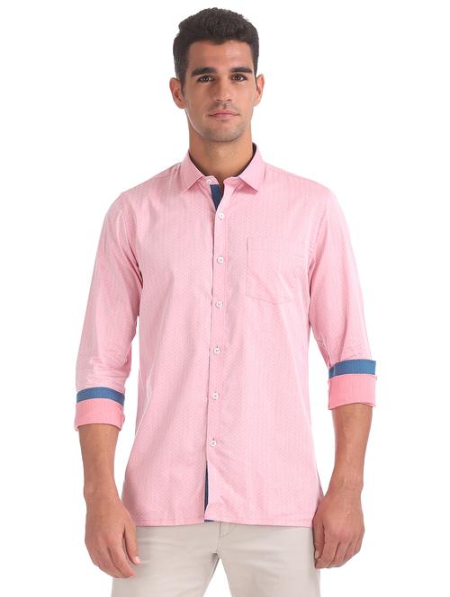 pink cotton casual shirt - 19717048 - Very Small Image - 1