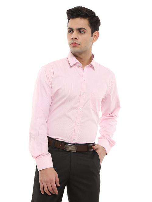 pink stripes formal shirt - 19717088 - Very Small Image - 1