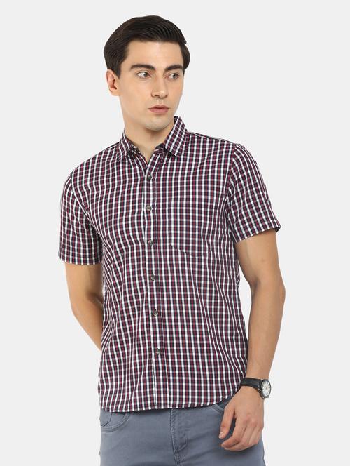 men multi color checkered cotton casual shirt - 19717492 - Very Small Image - 1